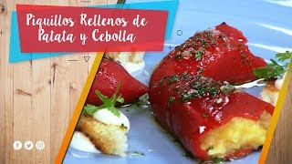 Piquillos Rellenos de Patata y Cebolla  La Pera Limonera [upl. by Arebma]