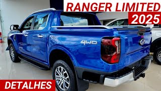 Ford Ranger Limited 30 4WD V6 2025 chega por R326990 como a melhor caminhonete média de mercado [upl. by Notffilc391]