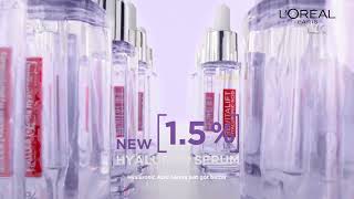 NEW L’Oreal Paris Revitalift 15 Hyaluron Serum  Replumps In 1 Hour [upl. by Adnwahsor]