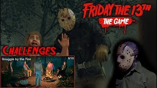 Friday the 13th the game  Gameplay 20  Challenge 6  Jason part 6 [upl. by Haggi]