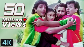 O Lal Dupatte Wali Full 4K Video Song  Govinda Chunky Pandey Rageshwari  Kumar Sanu  Aankhen [upl. by Svend494]