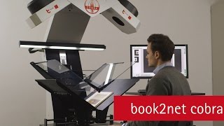 Highend Library Vshape Book Scanner book2net Cobra Semi Automatic  The Best Of Book Scanning [upl. by Knoll29]