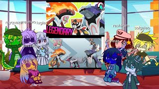 legendary pokemon react to the kaskade region legendary remake [upl. by Chaddy428]