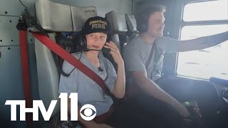 11yearold Arkansas boy gets to spend the day as a firefighter [upl. by Peck]