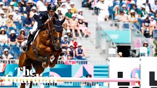 ‘He was incredible’ Burton wins Olympic eventing silver for Australia on borrowed horse [upl. by Daisie]