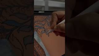 Illustrating designs to printing it on Kota Doria Fabric jaipur fabric kotadoria viralvideo [upl. by Weiss]