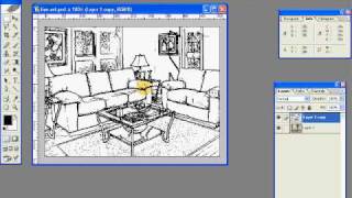 Creating Line Art in Photoshop [upl. by Sadinoel]