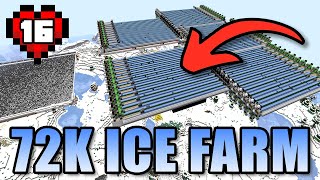 I Added 16 FAST Farms to My Hardcore Minecraft World 16 [upl. by Feenah]