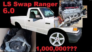 1 Million Channel Views Celebration Lets LS Swap a Ford Ranger Shop Truck Build Intro [upl. by Eet]