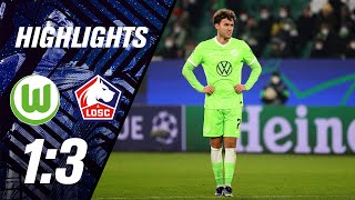 Heimniederlage gegen Lille  VfL Wolfsburg  OSC Lille  Highlights  UEFA Champions League [upl. by Murtagh]