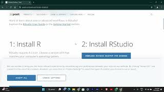 How To Download and Install RStudio 2024  Quick Help [upl. by Behre]