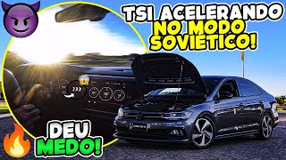 VIRTUS GTS CHIPADO PISANDO FUNDO A  DE 230 KMH 🔥😈 [upl. by Lobell]