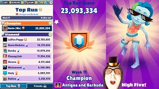 Subway Surfers Antigua and Barbuda Best Score [upl. by Anifled]