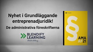 AMA AF  en del av Grundläggande Entreprenadjuridik online AB04ABT06  Blendify Learning [upl. by Anesusa]