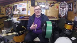 Irish Bodhrán Techniques Grip amp Tone hand  Lesson 1 [upl. by Trinity]