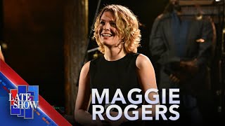 “The Kill”  Maggie Rogers LIVE on The Late Show [upl. by Graehme718]