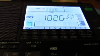 MW IRIB Radio East Azerbaijan 1026 KHz Tabriz Iran 20130813 [upl. by Eulalia235]