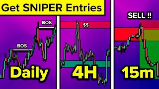 Simple and Profitable Top Down Analysis STRATEGY for sniper entries [upl. by Ramso]