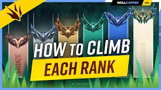 How to CLIMB EACH RANK amp ESCAPE YOUR ELO as Jungle  League of Legends [upl. by Marylynne361]