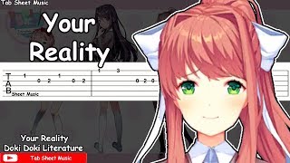 Doki Doki Literature Club  Your Reality Guitar Tutorial [upl. by Jansson]