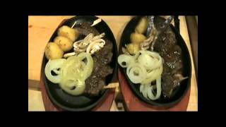 Grilled Steak marinated braided with roasted potatoes  Chef Cha Cha Daves how to make video recipe [upl. by Melicent]