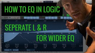 Seperate left and right logic x  How to EQ Sides in Logic Pro X Tutorial [upl. by Aysan408]