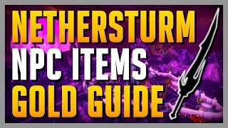 EINFACH Gold machen mit Händler NPC Items Ab nach Nethersturm ► WoW Anfänger Guide BfA 80 Deutsch [upl. by Beverie]