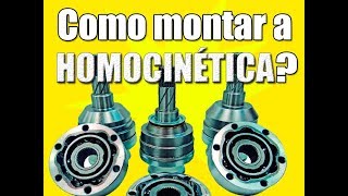 Como montar a HOMOCINÉTICA FIXA NO CARRO SEM tirar o eixo [upl. by Mayhs]