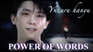 Yuzuru Hanyu  Power of words  Touching and motivational speech during ice shows [upl. by Fidelis]