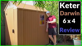 Keter Darwin 6x4 Garden Shed Review After 1 Year of Use [upl. by Yaron]