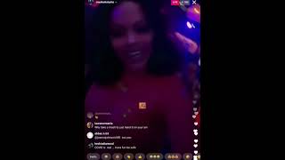 Masika Kalysha on IG Live at a club [upl. by Saree]