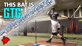 Monsta Sinister W 800 Swings FIRE  New HitTrax Exit Velocity Personal Best [upl. by Anuaf]