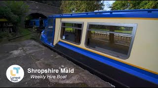 Accessible Canal Boat Holidays Shropshire Maid [upl. by Haimarej596]