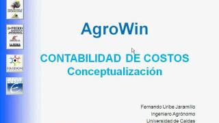 Software agrícola AgroWin  Contabilidad de costos [upl. by Schug]