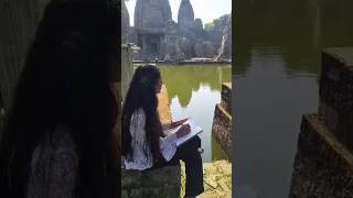 Rock cut temple ❤ Masroor music song art trendingshorts sketch viraldrawing drawing [upl. by Yrred]