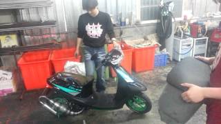 Honda Dio Exhaust test1YFIS from Taiwan [upl. by Baugh]