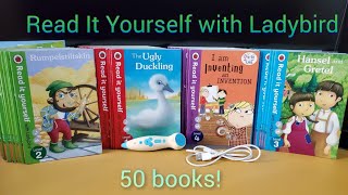 Read it yourself with ladybird 50 books collection [upl. by Eceela]