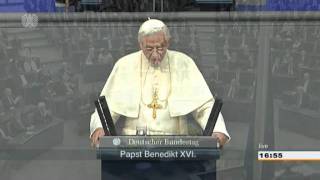 Speech by Pope Benedict XVI in Berlin [upl. by Follansbee]