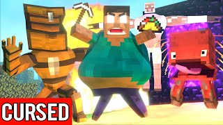 CURSED Minecraft Animations  MOVIE  Season 1 [upl. by Narret]