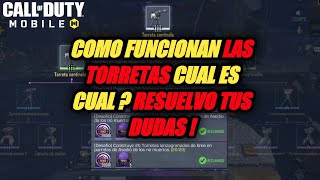 COMO CONSEGUIR TODAS LAS TORRETAS Y SUS MATERIALES EN EL MODO UNDEAD SIEGE  COD MOBILE [upl. by Charlena]