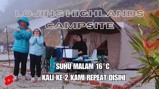 Setelah 2 tahun kami repeat camping di Lojing Highlands Campsite [upl. by Simson]