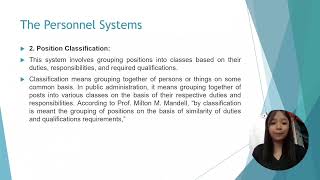 Personnel System in Public Administration [upl. by Hankins]