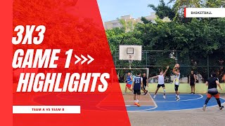 3x3 Half Court  Game 1 Highlights [upl. by Sosanna]