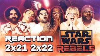 The return of Vader Star Wars Rebels  2x21  2x22  Group Reaction [upl. by Acirdna]