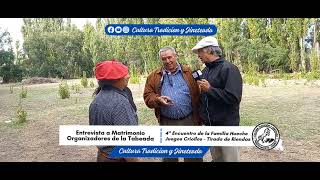 4° ENCUENTRO FAMILIA HUECHEGAIMAN CHUBUT Entrevista a Matrimonio organizadores de la Taba [upl. by Halika]