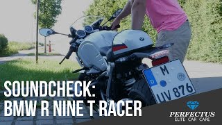 BMW R NineT Racer Soundcheck [upl. by Chaunce869]