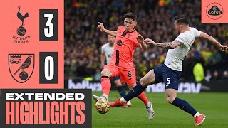 EXTENDED HIGHLIGHTS  Tottenham Hotspur 30 Norwich City [upl. by Fillender]