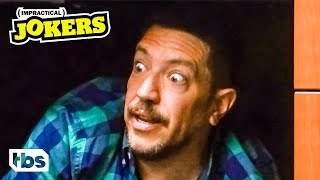 Sal Hides From His “Boss” Under a Temp Worker’s Desk Clip  Impractical Jokers  TBS [upl. by Pride]