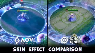 AOV x HOK  Skins Effect Comparison  Sephera Yuhuan [upl. by Nette]