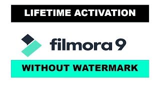 Filmora 9 free activation  lifetime [upl. by Coats]